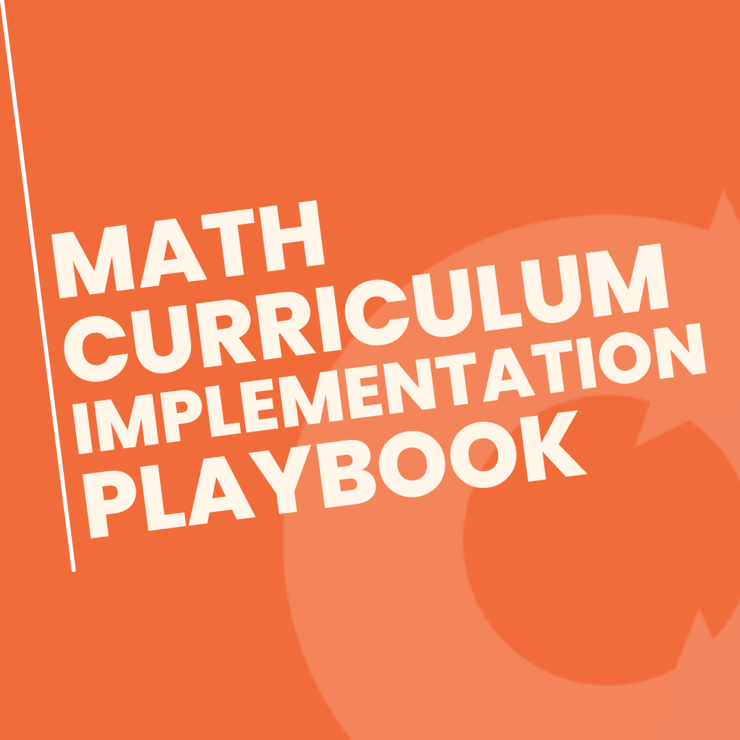 Math Curriculum Implementation Playbook